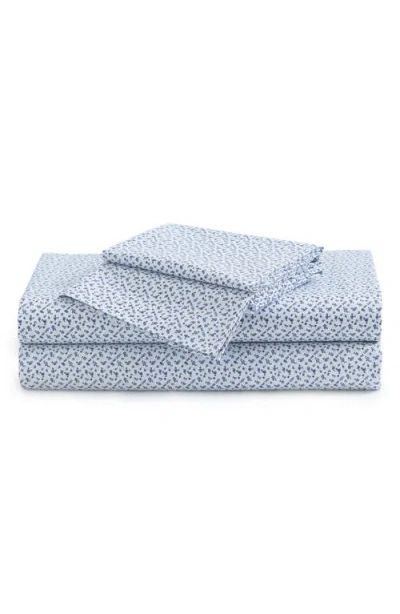 Petite Plume Ditsy Waltz Sheet Set In Blue
