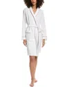 Petite Plume Luxe Pima Piped Robe In White