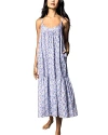 Petite Plume Fleur Dazur Chloe Floral Nightgown In Blue
