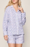 PETITE PLUME PETITE PLUME FLORAL PRINT PIMA COTTON SHORT PAJAMAS