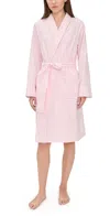 Petite Plume Gingham Robe Pink In Pink
