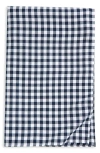 Petite Plume Gingham Tablecloth In Navy