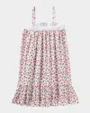 Petite Plume Girls' Fleurs De Rose Lily Nightgown - Baby, Little Kid, Big Kid In Petite Petals