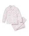 Petite Plume Girls' Dorset Floral Pajama Set - Baby, Little Kid, Big Kid In White