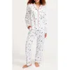 Petite Plume Holiday Print Cotton Twill Pajamas In Multi