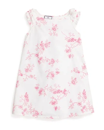 Petite Plume Kid's Amelie Floral Nightgown In Pink Multi