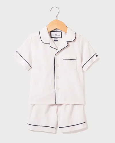 PETITE PLUME KID'S CLASSIC SOLID 2-PIECE PAJAMA SHORTS SET,PROD239840156