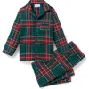 Petite Plume Kids' 2-piece Kensington Tartan Pajamas In Multi