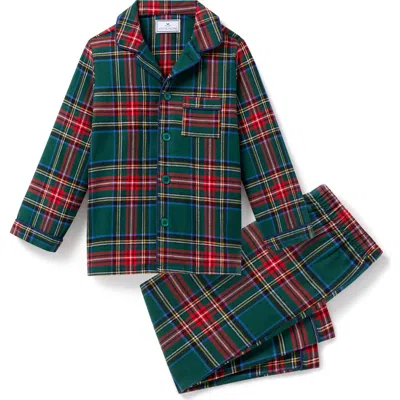 Petite Plume Kids' 2-piece Kensington Tartan Pajamas In Multi