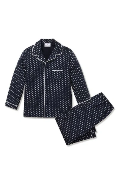 Petite Plume Kids' 2-piece Long Pajamas In Blue
