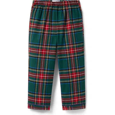 Petite Plume Kids' Brushed Twill Pajamas Pants In Multi