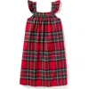 Petite Plume Kids' Clara Sleeveless Nightgown In Red