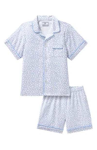 Petite Plume Kids' Cotton Pajamas In Blue