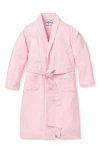 Petite Plume Kids' Flannel Robe In Pink