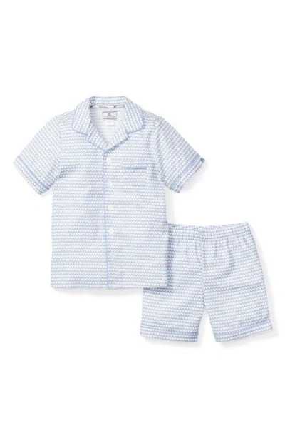 Petite Plume Babies'  Kids' La Mer Short Pajamas In Blue