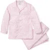 Petite Plume Kids' Sweethearts Two-piece Pajamas In Pink