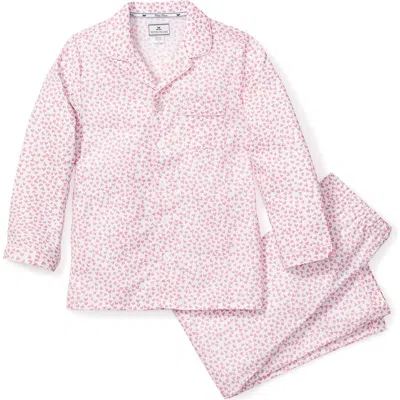 Petite Plume Kids' Sweethearts Two-piece Pajamas In Pink
