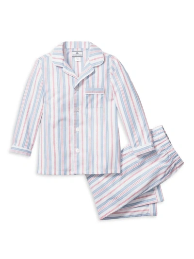 Petite Plume Little Kid's & Kid's Vintage French Stripes Pyjama Set In Multi Stripe