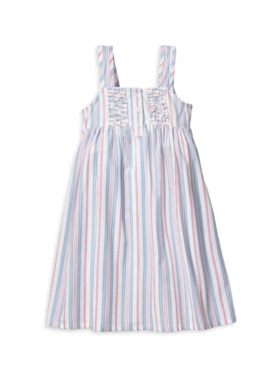Petite Plume Little Girl's & Girl's Vintage French Stripes Charlotte Nightgown In Multi Stripe