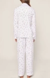 Petite Plume Luxe Pima Cotton Pajamas In Brown