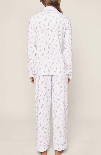 Petite Plume Luxe Pima Cotton Pajamas In Brown