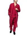 Petite Plume Luxe Pima Robe In Bordeaux