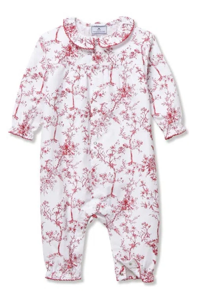 Petite Plume Babies'  Madeline Twill Romper In White