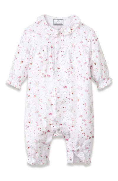 Petite Plume Babies'  Madeline Twill Romper In White