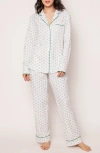 PETITE PLUME MATCH POINT COTTON PAJAMAS