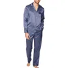 Petite Plume Medallion Mulberry Silk Pajamas In Navy