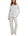 Petite Plume Merry Meow Pima Pajama Set In Multi