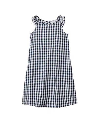 Petite Plume Navy Gingham Amelie Nightgown In Multi