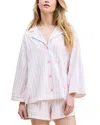 Petite Plume Olivia Pima Cotton Short Pajamas In White