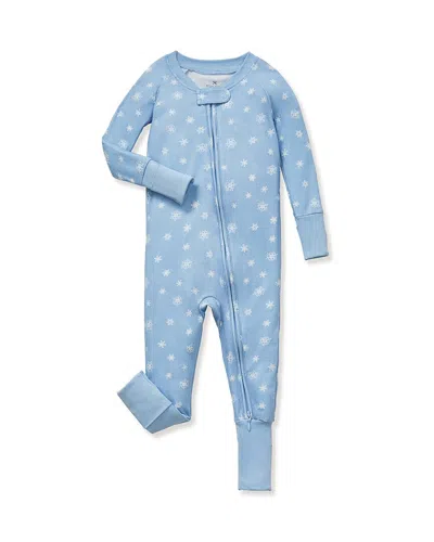 Petite Plume Peekaboo Romper In Blue