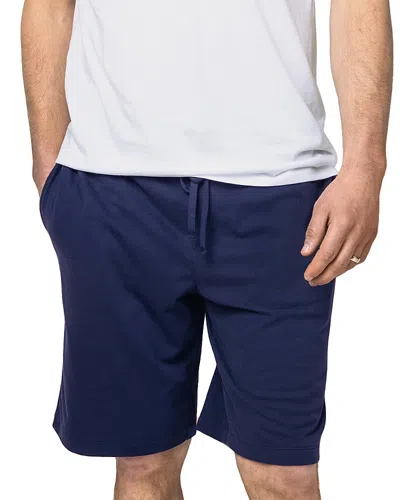Petite Plume Pima 8 Lounge Shorts In Navy