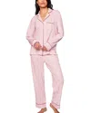 Petite Plume Women's Luxe Pima Cotton Pajama Set In Pink
