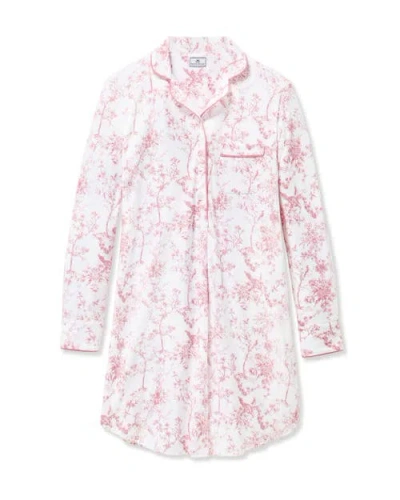 Petite Plume Pima Cotton Maternity Nightshirt In Pink