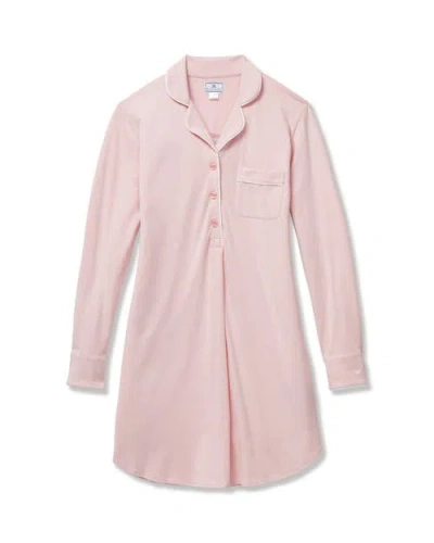 Petite Plume Pima Maternity Nightshirt In Pink