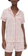 PETITE PLUME PIMA SHORT SET CHERRY ORCHARD