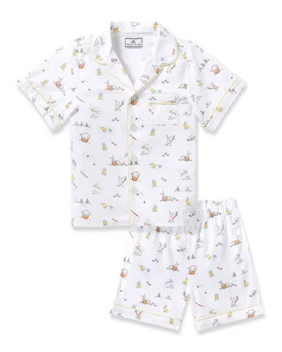 Petite Plume Short Set In White