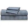 Petite Plume Signature Collection Gingham Sheet Set In Blue