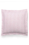 Petite Plume Signature Collection Sweethearts Euro Pillow Sham In Pink