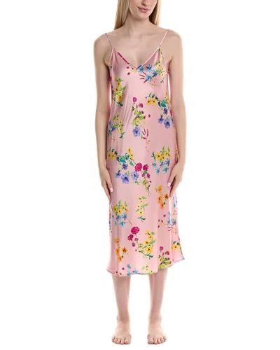 Petite Plume Silk Nightgown In Pink
