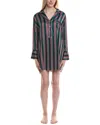 Petite Plume Silk Nightshirt In Green
