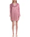Petite Plume Silk Nightshirt In Red