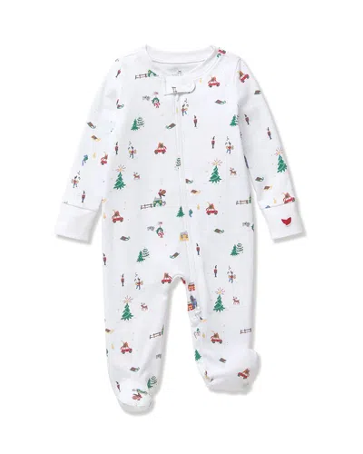 Petite Plume Snug Fit Romper In Gray