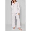 Petite Plume Swiss Dot Cotton Pajamas In White