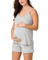 Petite Plume The Basics Maternity Set In Gray