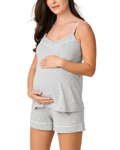 Petite Plume The Basics Maternity Set In Gray