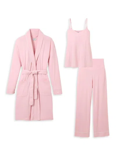 Petite Plume The Maternity Cozy Set, 3-piece In Pink